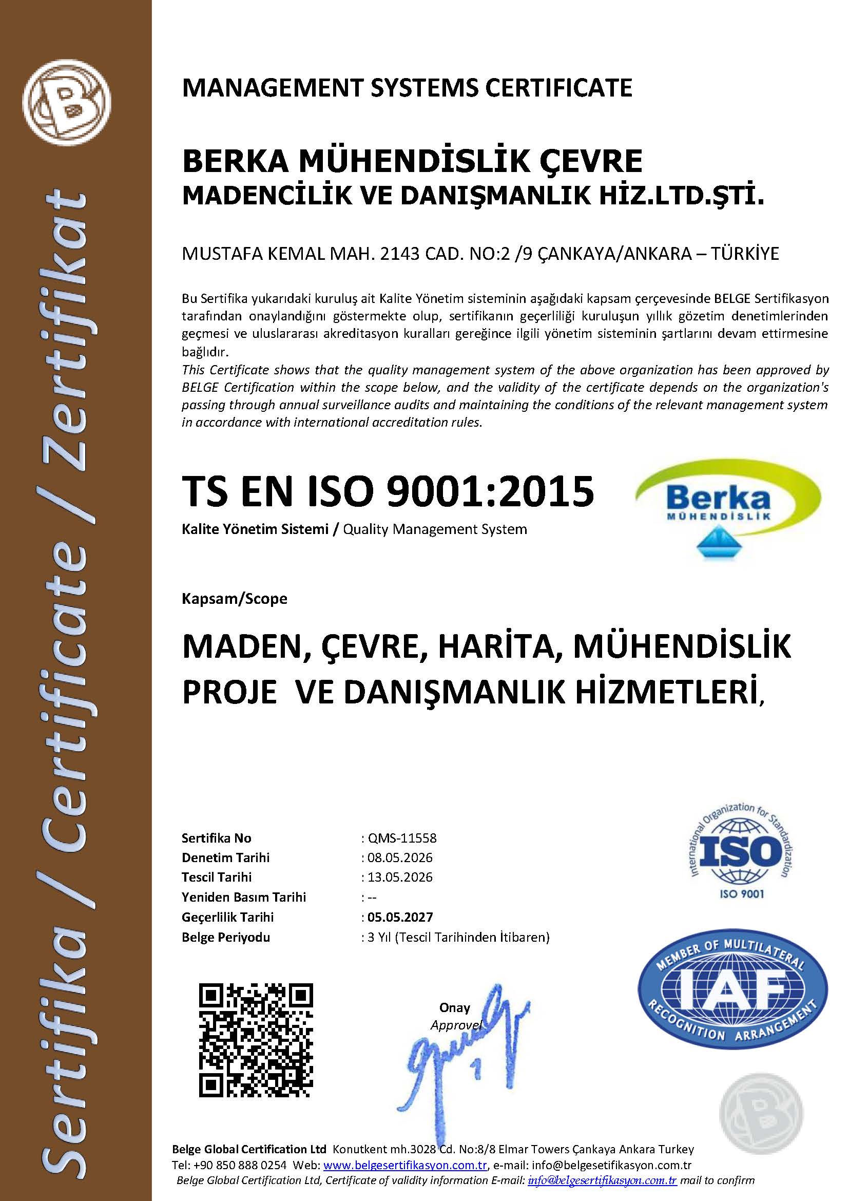TS EN ISO 9001